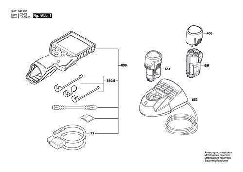 Bosch Ersatzteile f&uuml;r GIC 120 Endoskop