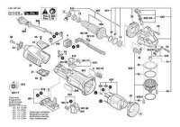 Bosch Ersatzteile f&uuml;r GWS 13-125 CIE Winkelschleifer