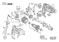Bosch Ersatzteile f&uuml;r PSB 750 RCA Schlagbohrmaschine