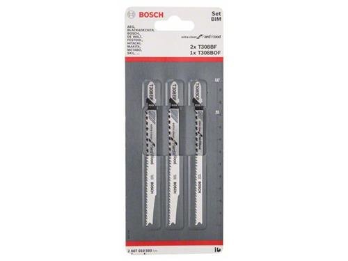 Bosch 3tlg. Stichs&auml;geblatt-Set T 308 BF (2x); T 308 BOF