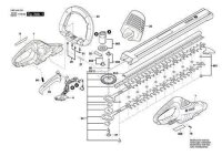 Bosch Ersatzteile f&uuml;r AHS 50-20 LI Heckenschere Nr.25 Schutzsegment