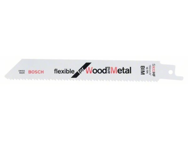 Bosch 5x S&auml;bels&auml;geblatt S 922 HF f&uuml;r Holz und Metall