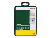 Bosch 19-teiliges HSS-TiN-Metallbohrer-Set 2 607 019 437