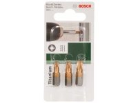 Bosch 3tlg. Schrauberbit-Set Titanium (PZ)