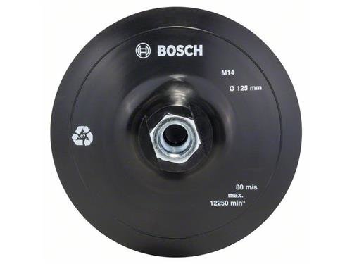 Bosch Gummischleifteller f&uuml;r Winkelschleifer, Klettsystem, 125 mm