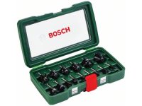 Bosch 15-teiliges HM-Fr&auml;ser-Set (1/4&quot; mm Schaft)