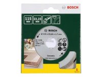 Bosch Diamanttrennscheibe f&uuml;r Fliesen, &Oslash; 115 mm