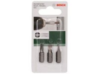 Bosch 3tlg. Schrauberbit-Set Standard f&uuml;r L&auml;ngsschlitzschrauben (S)