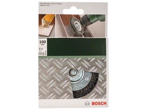 Bosch Scheibenb&uuml;rsten f&uuml;r Bohrmaschinen &ndash; Gewellter Draht, 100 mm