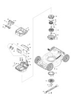 Makita Ersatzteile f&uuml;r LM002G Akku Rasenm&auml;her