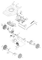 Makita Ersatzteile f&uuml;r LM002G Akku Rasenm&auml;her