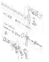 Makita Ersatzteile f&uuml;r Kombihammer HR2631FT