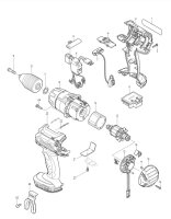 Makita Ersatzteile f&uuml;r Akku-Schlagbohrschrauber DHP451