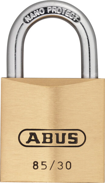 Abus Vorhangschloss Messing 85/30 gleichschlie&szlig;end