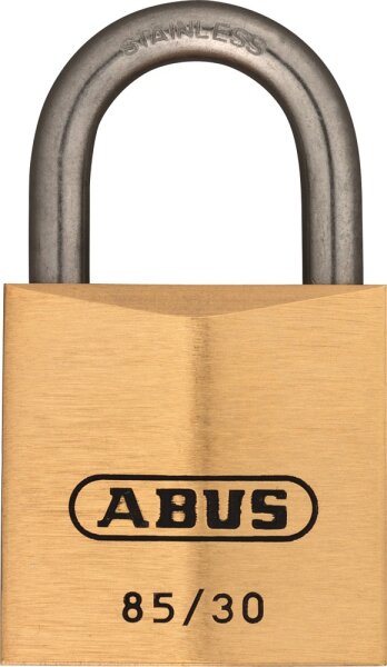 Abus Vorhangschloss Messing 85IB/30 gleichschlie&szlig;end