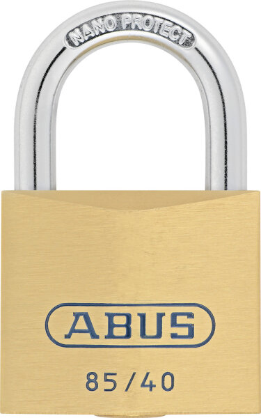 Abus Vorhangschloss Messing 85/40 Twins 2 St&uuml;ck 