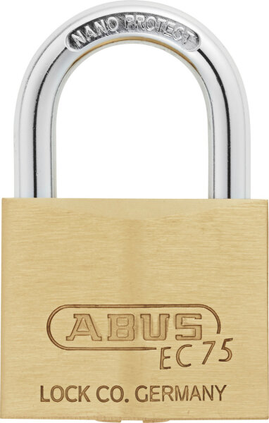 Abus Vorhangschloss Messing 75/40 gleichschlie&szlig;end