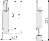 Abus T&uuml;rschlie&szlig;er T&uuml;rfeststeller BP180