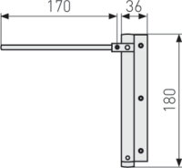 Abus T&uuml;rschlie&szlig;er TS40 AL