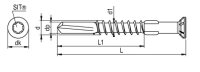 REISSER 250x SIDING, Fl&uuml;gelbohrschraube, 5,0 x 45, SIT&reg; 20, Edelstahl