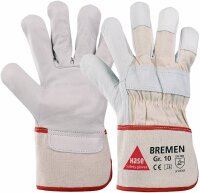 HASE Arbeitshandschuh Rindnarbenlederhandschuh Bremen Gr....