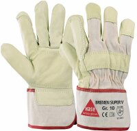 HASE Arbeitshandschuh Rindnarbenlederhandschuh Bremen...