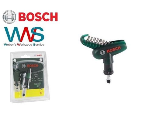Bosch 10-teiliges &quot;Pocket&quot; Schrauberbit-Set f&uuml;r unterwegs Bits Bitset NEU!!!
