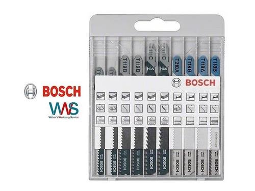Bosch 10tlg. Stichs&auml;geblatt-Set Basic for Metal and Wood T 119 BO (2x); T 119 B (2x); T 111 C (2x); T 218 A; T 118 G; T 118 A; T 118 B
