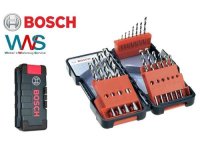 Bosch 18tlg. Metallbohrer Set HSS-R DIN 338 von 1 bis...