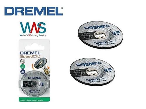 DREMEL SC541 2x SpeedClic Metall Trennscheiben zum schleifen und entgraten 