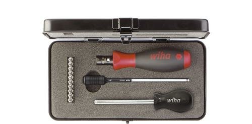 Wiha Drehmoment-Schraubendreher Set TorqueVario&reg;-S TORX&reg;, TORX PLUS&reg; 14-tlg. variabel einstellbare Drehmomentbegrenzung 0,8-5,0 Nm inkl. Box (34614)