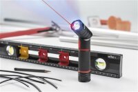 Wiha Taschenlampe mit LED, Laser und UV Licht in Blister inkl. 3x AAA-Batterien (41286)