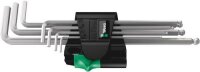Wera 950/7 Hex-Plus Magnet 1 Magnet Winkelschl&uuml;sselsatz, metrisch, gestellverchromt, 7-teilig