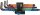 Wera 950/9 Hex-Plus Multicolour HF 1 Winkelschl&uuml;sselsatz, metrisch, BlackLaser, mit Haltefunktion, 9-teilig