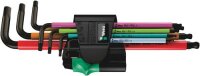 Wera 950/7 Hex-Plus Multicolour Magnet 1 Winkelschl&uuml;sselsatz, metrisch, BlackLaser, 7-teilig