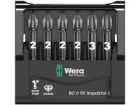 Wera Bit-Check 6 PZ Impaktor 1, 6-teilig