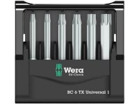 Wera Bit-Check 6 TX Universal 1 SB, 6-teilig