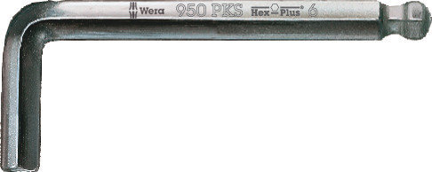 Wera 950 PKS Winkelschl&uuml;ssel, metrisch, gestellverchromt, 1,5 x 50 mm