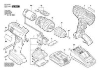 BOSCH Ersatzteile f&uuml;r GSR 1800 Li Akkuschrauber 18V...