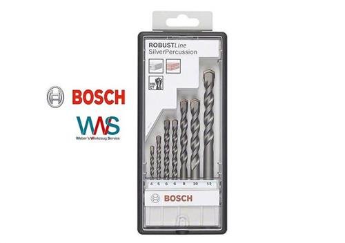 Bosch Betonbohrer 7tlg. Set 4-12mm Silver Percussion in Kunststoffkassette Neu!