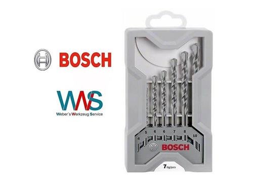Bosch CYL-5 Bohrer-Sets Steinbohrer Betonbohrer 7-teilig in Box 4-10mm
