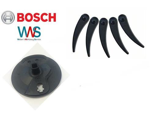 Ersatzmesser 5 Stück für Bosch Akku-Rasentrimmer ART 26-18 LI