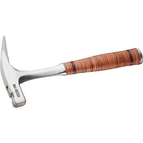 Picard 600gm (21oz) German Latthammer, milled face, magnetic nailstart,  tubular steel handle with rubber grip.