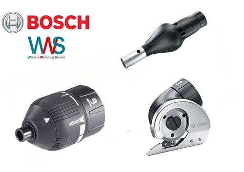 Bosch IXO 3x Aufs&auml;tze Grillgebl&auml;se Drehmoment und Schneidaufsatz