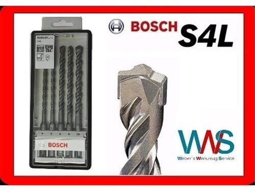 Bosch Bohrer plus-5 5 tlg. Set SDS plus f&uuml;r Bohrhammer 5/6/6/8/10