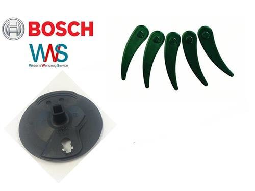 Bosch Ersatz Lamelle / Trennschleifscheibe + 5x Durablade Messer gr&uuml;n f&uuml;r ART 23 18 LI